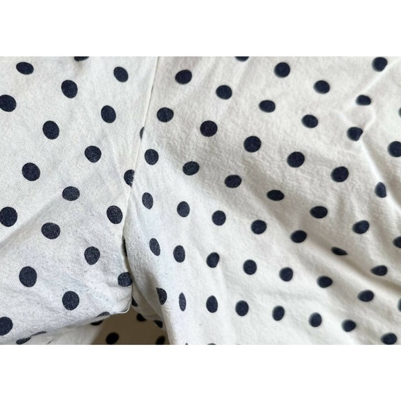 Soon Maternity Hani V-Neck Maternity Blouse - Polka Dot - White Multi/White Dot - Picture 11 of 12